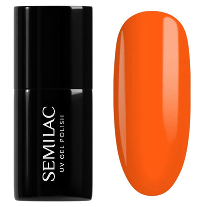 045 Electric Orange - Semilac Soak Off Gel / Hybrid Nail Polish - SEMILAC USA