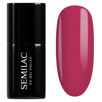 066 Glossy Cranberry - Semilac Soak Off Gel / Hybrid Nail Polish - SEMILAC USA