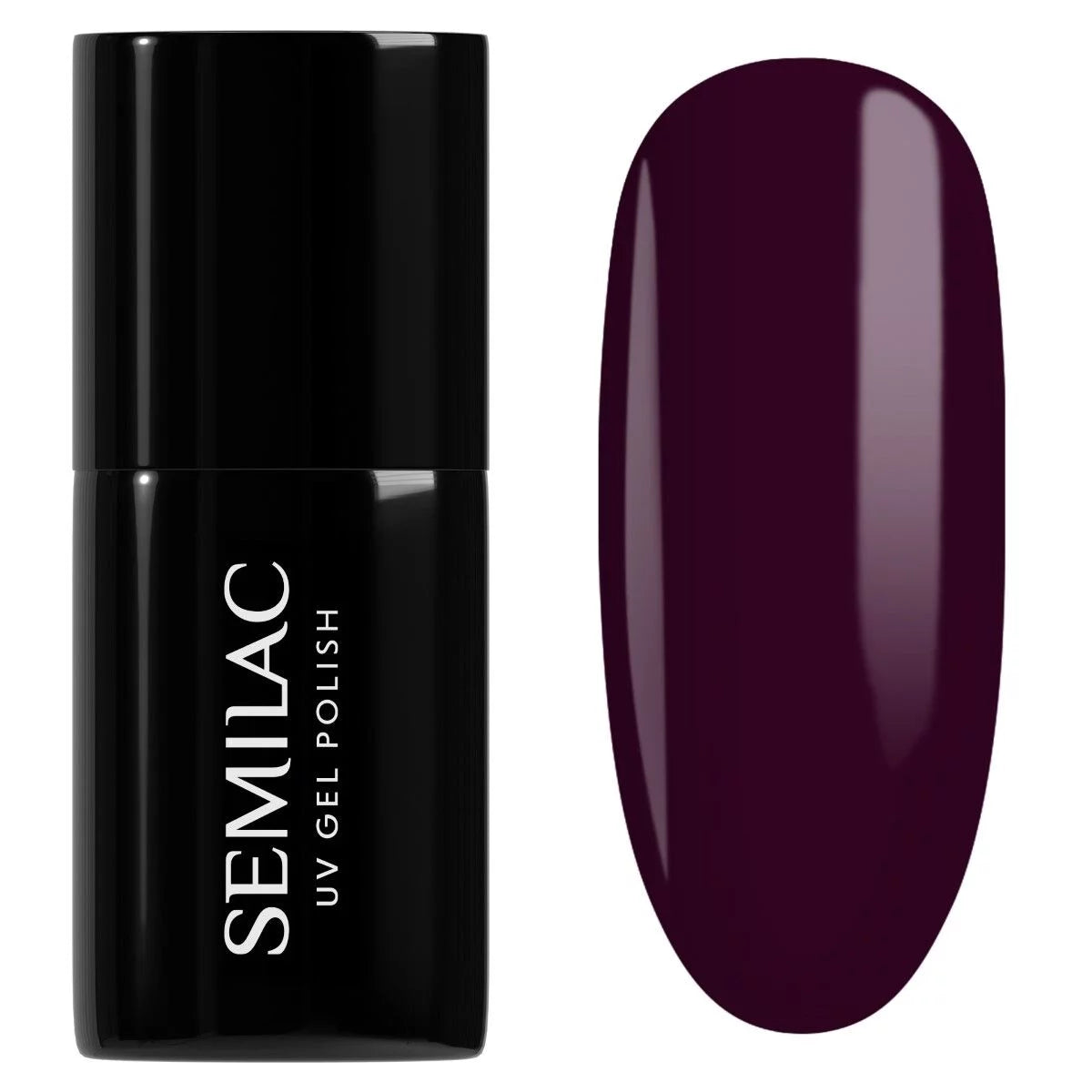 099 Dark Purple Wine - Semilac Soak Off Gel / Hybrid Nail Polish