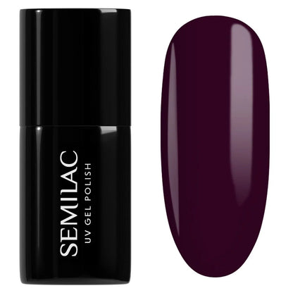 099 Dark Purple Wine - Semilac Soak Off Gel / Hybrid Nail Polish