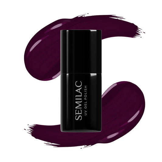 099 Dark Purple Wine - Semilac Soak Off Gel / Hybrid Nail Polish