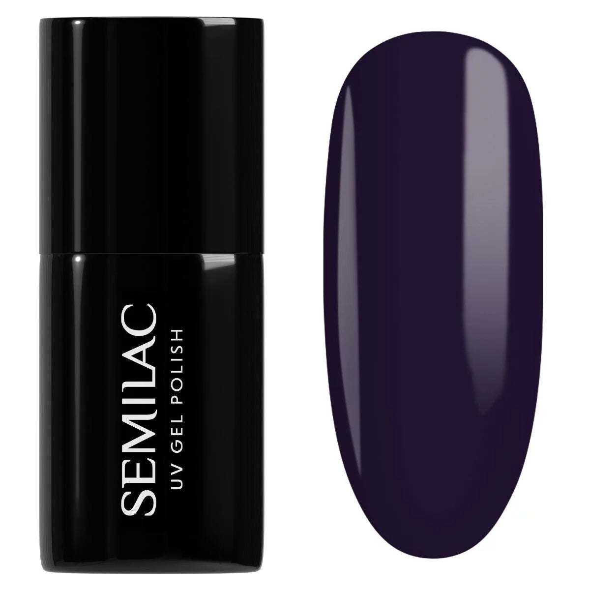 100 Black Purple - Semilac Soak Off Gel / Hybrid Nail Polish - SEMILAC USA