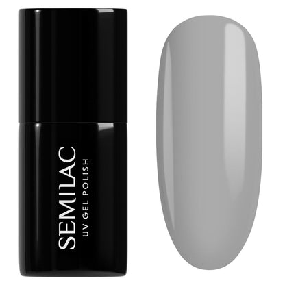 105 Stylish Grey - Semilac Soak Off Gel / Hybrid Nail Polish
