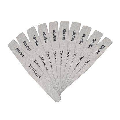 10 PACK Semilac “DIAMOND” Nail File 100/180 SOFT