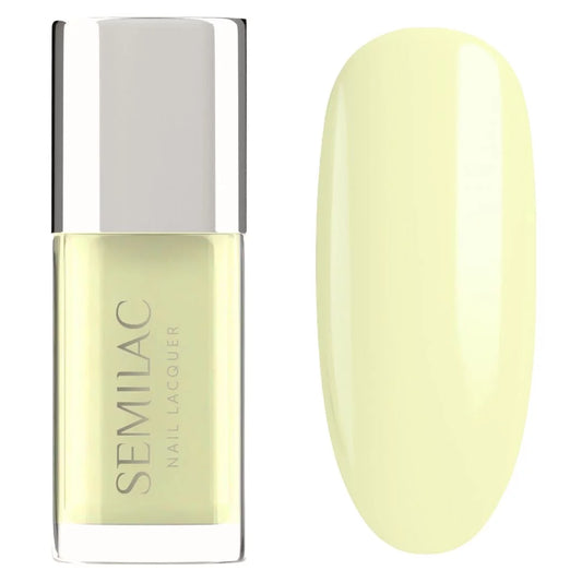 122 Nail Lacquer Classic Butter Yellow - Semilac Regular Nail Polish - SEMILAC USA