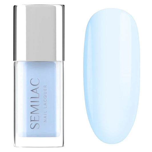 123 Nail Lacquer Classic Sky Blue - Semilac Regular Nail Polish - SEMILAC USA