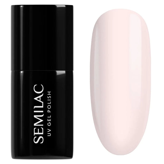 128 Pink Marshmallow - Semilac Soak Off Gel / Hybrid Nail Polish
