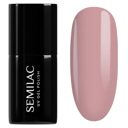 136 Creamy Muffin - Semilac Soak Off Gel / Hybrid Nail Polish