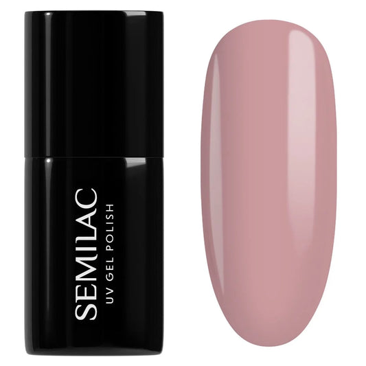 136 Creamy Muffin - Semilac Soak Off Gel / Hybrid Nail Polish