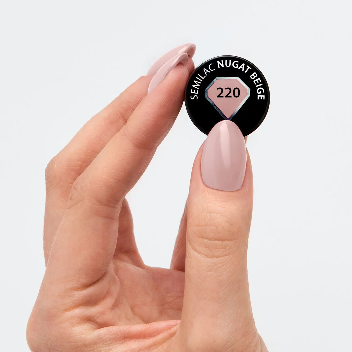 220 Business Line Nugat Beige - Semilac Soak Off Gel / Hybrid Nail Polish