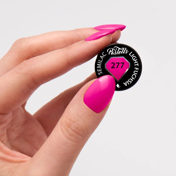 277 Light Fuchsia - Semilac Soak Off Gel / Hybrid Nail Polish