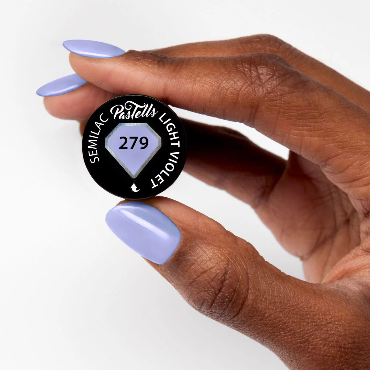 279 PasTells Light Violet - Semilac Soak Off Gel / Hybrid Nail Polish