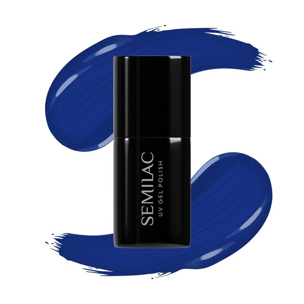 308 FESTIVE BLUE- Semilac Soak Off Gel / Hybrid Nail Polish