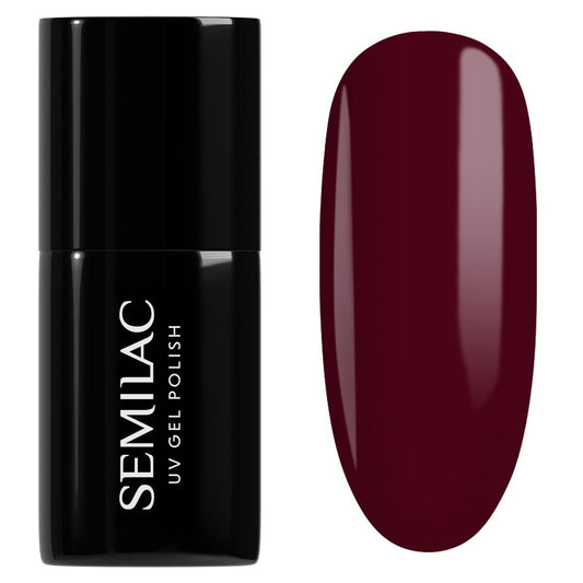 316 Burgundy Red - Semilac Soak Off Gel / Hybrid Nail Polish