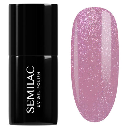 319 Shimmer Dust Pink - Semilac Soak Off Gel / Hybrid Nail Polish - SEMILAC USA