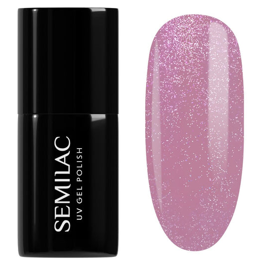 319 Shimmer Dust Pink - Semilac Soak Off Gel / Hybrid Nail Polish - SEMILAC USA