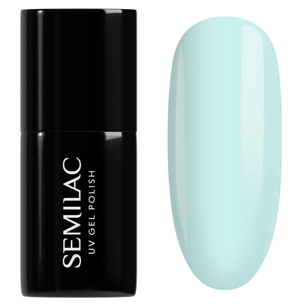 387 Mint Refresh - Semilac Soak Off Gel / Hybrid Nail Polish