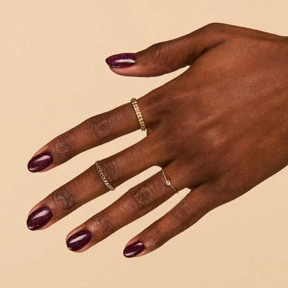 393 Sparkling Black Cherry - Semilac Soak Off Gel / Hybrid Nail Polish