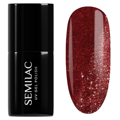 396 Flash and Blush - Semilac Soak Off Gel / Hybrid Nail Polish