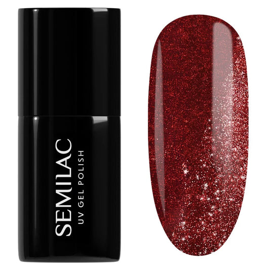 396 Flash and Blush - Semilac Soak Off Gel / Hybrid Nail Polish