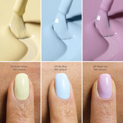122 Nail Lacquer Classic Butter Yellow - Semilac Regular Nail Polish - SEMILAC USA