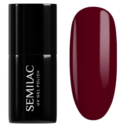 404 Black Bean Muffin - Semilac Soak Off Gel / Hybrid Nail Polish