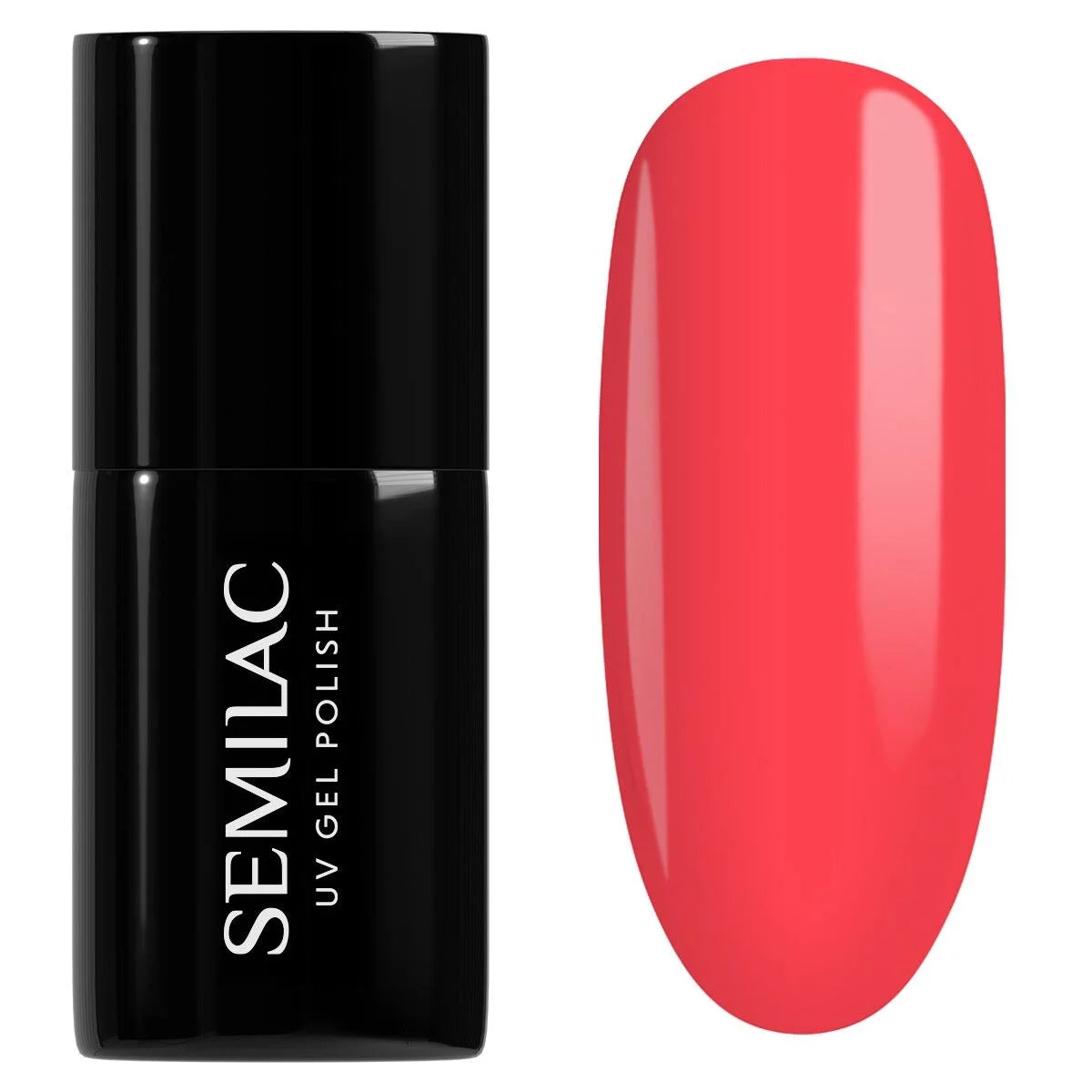 445 Tropical Flamingo - Semilac Soak Off Gel / Hybrid Nail Polish