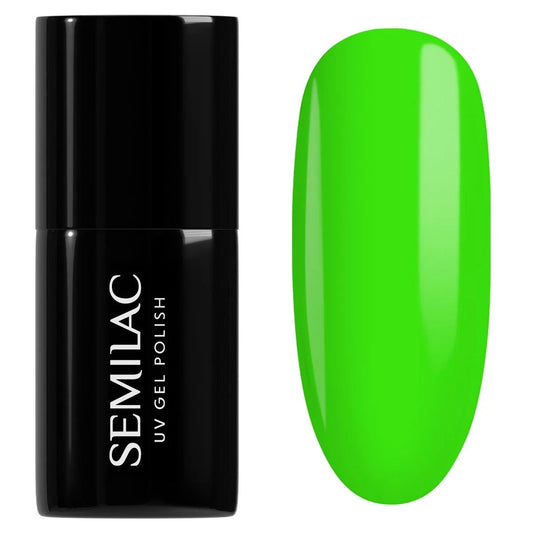 447 LOCO LIME - Semilac Hema Free Soak Off Gel / Hybrid Nail Polish - "NEONZ" Collection - SEMILAC USA