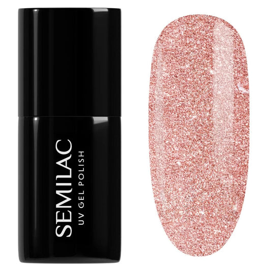 458 SPARKLING ROSE - Semilac Hema Free Soak Off Gel / Hybrid Nail Polish - SEMILAC USA