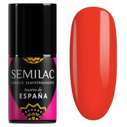 476 Coral Mediterráneo - Semilac Soak Off Gel / Hybrid Nail Polish - SEMILAC USA
