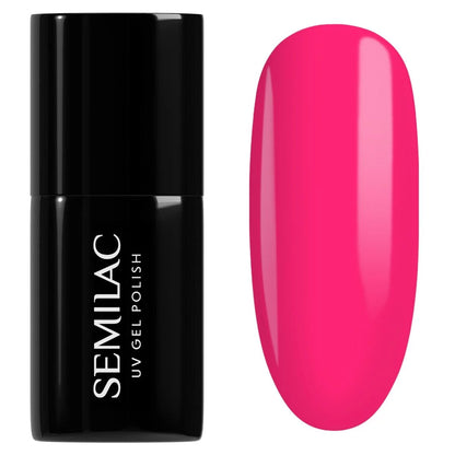 517 Neon Pink - Semilac Soak Off Gel / Hybrid Nail Polish - SEMILAC USA