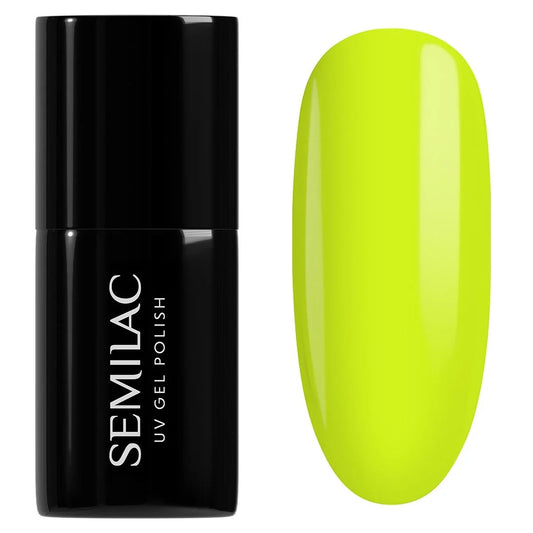 565 NEON YELLOW Semilac Soak Off Gel / Hybrid Nail Polish - SEMILAC USA