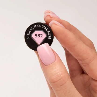 582 Natural Rose - Semilac Soak Off Gel / Hybrid Nail Polish