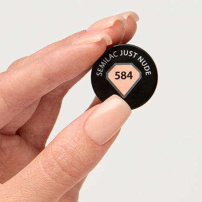 584 Just Nude - Semilac Soak Off Gel / Hybrid Nail Polish