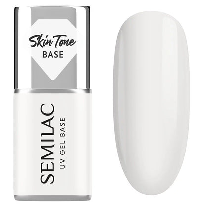Skin Tone Cover BASE Coconut Cream - Semilac Soak Off Gel / Hybrid Nail Polish