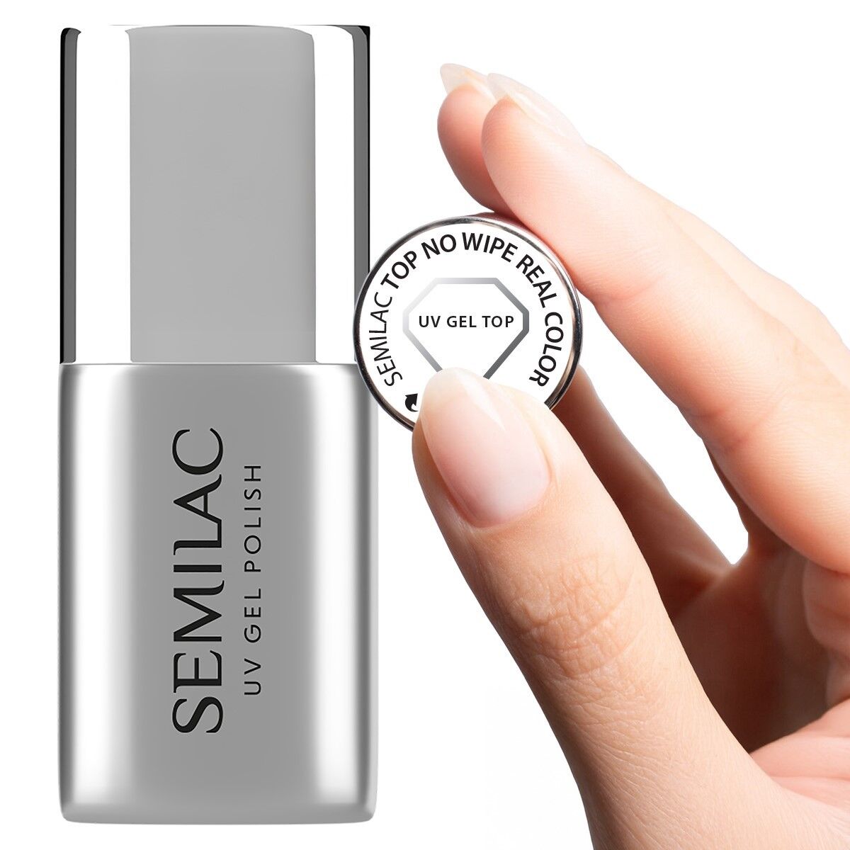Semilac Top No Wipe REAL COLOR 7ML