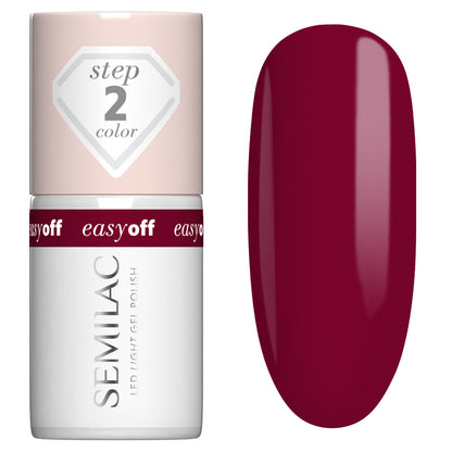 L19 EASY OFF Cherry Coke - Semilac Soak Off Gel / Hybrid Nail Polish