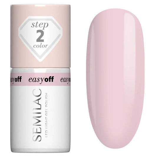 L11 EASY OFF Pink Marshmallow - Semilac Soak Off Gel / Hybrid Nail Polish