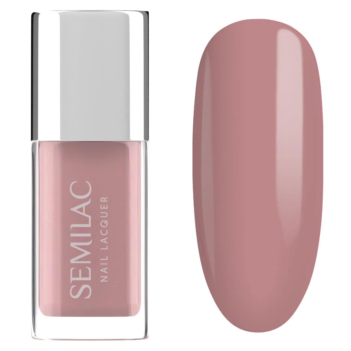 107 Nail Lacquer Classic Nude - Semilac Regular Nail Polish