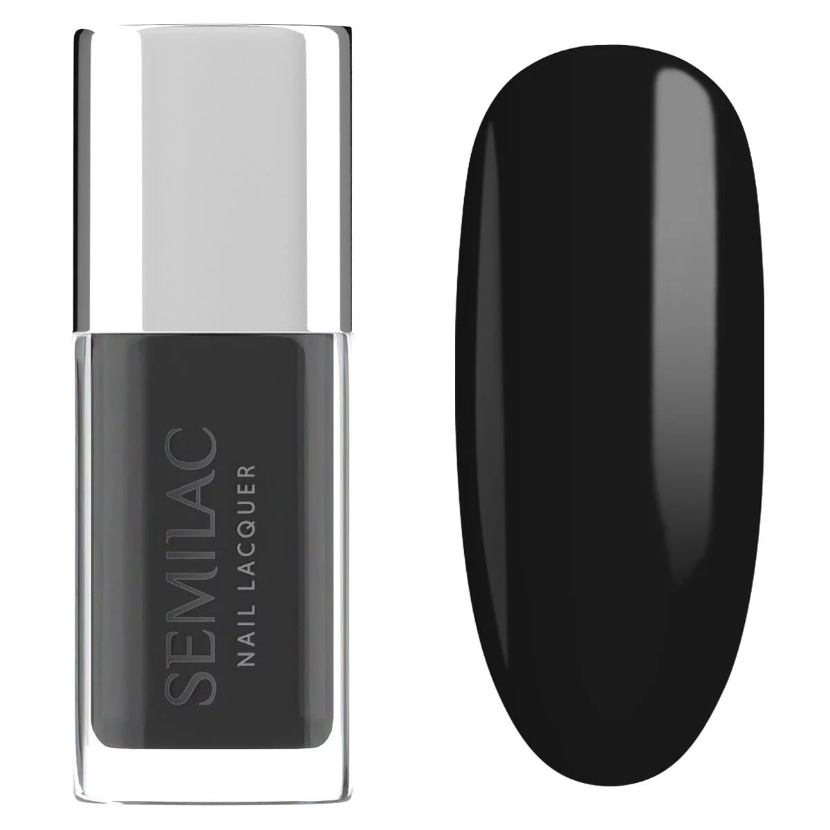 109 Nail Lacquer Classic Black - Semilac Regular Nail Polish