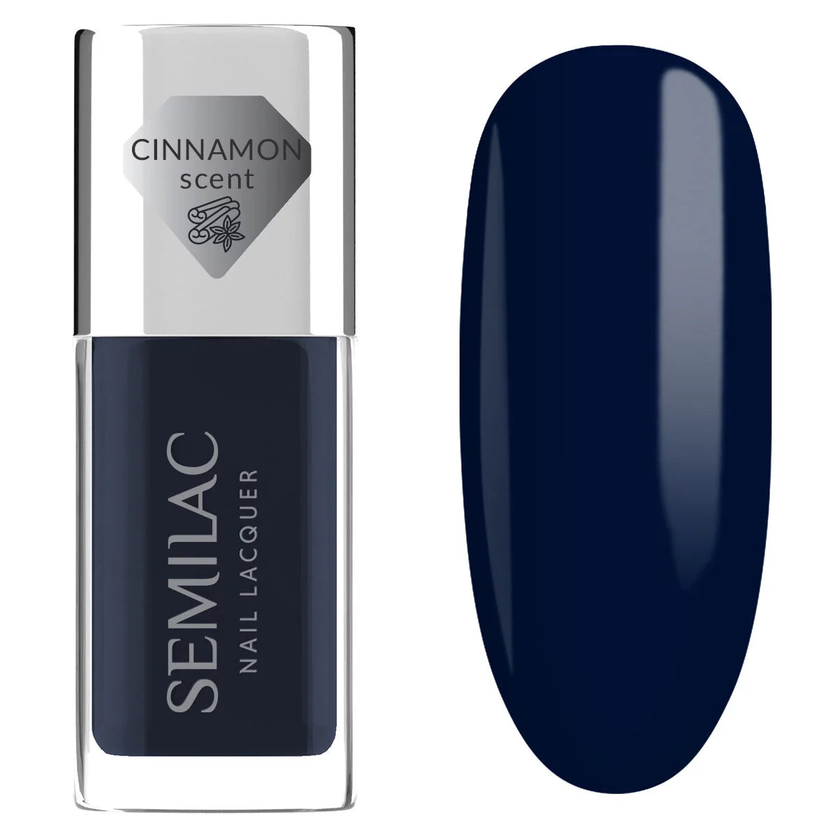 113 Nail Lacquer Blue Ink - Semilac Regular Nail Polish