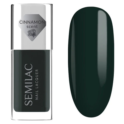 114 Nail Lacquer Bottle Green - Semilac Regular Nail Polish