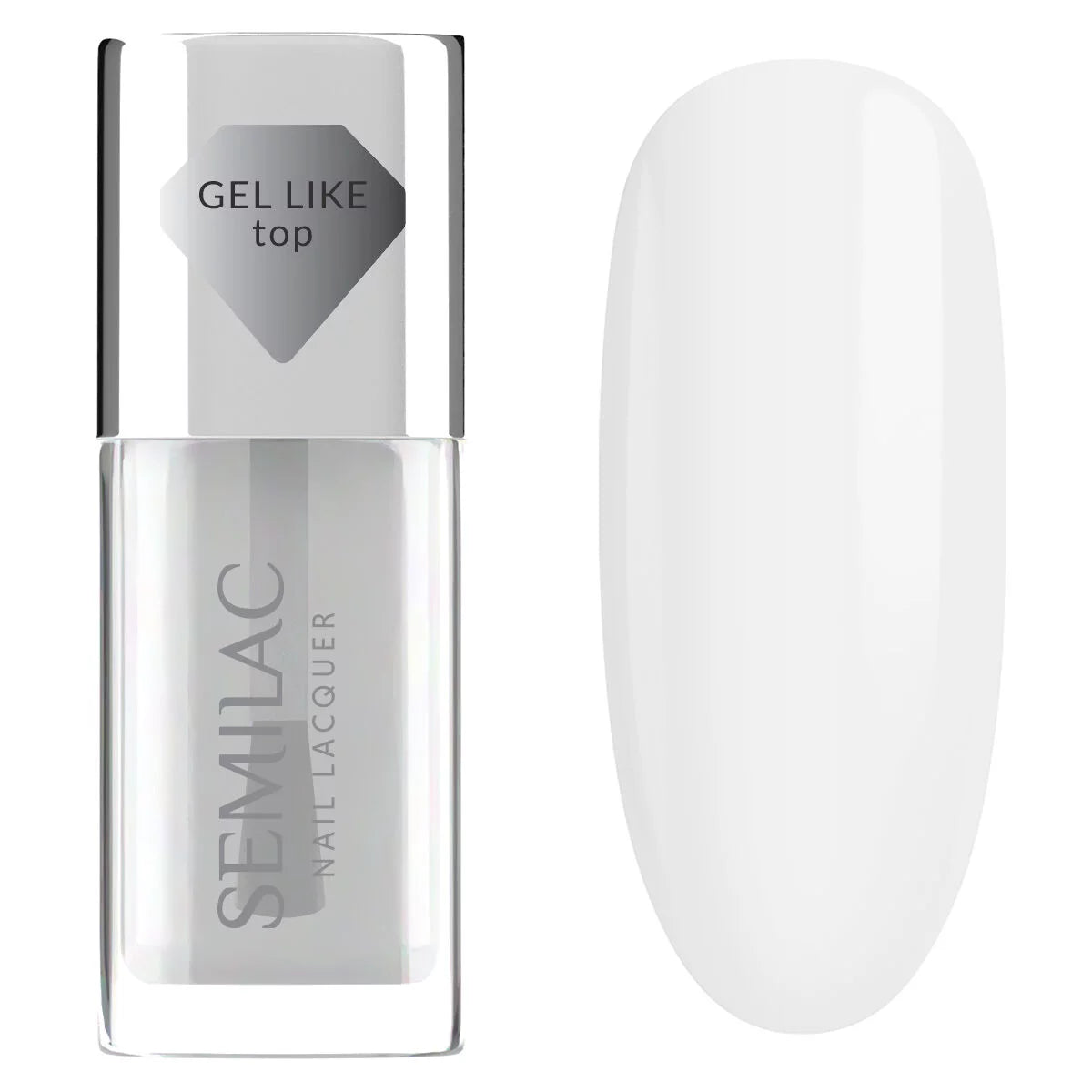 Semilac Nail Lacquer Top Gel Like