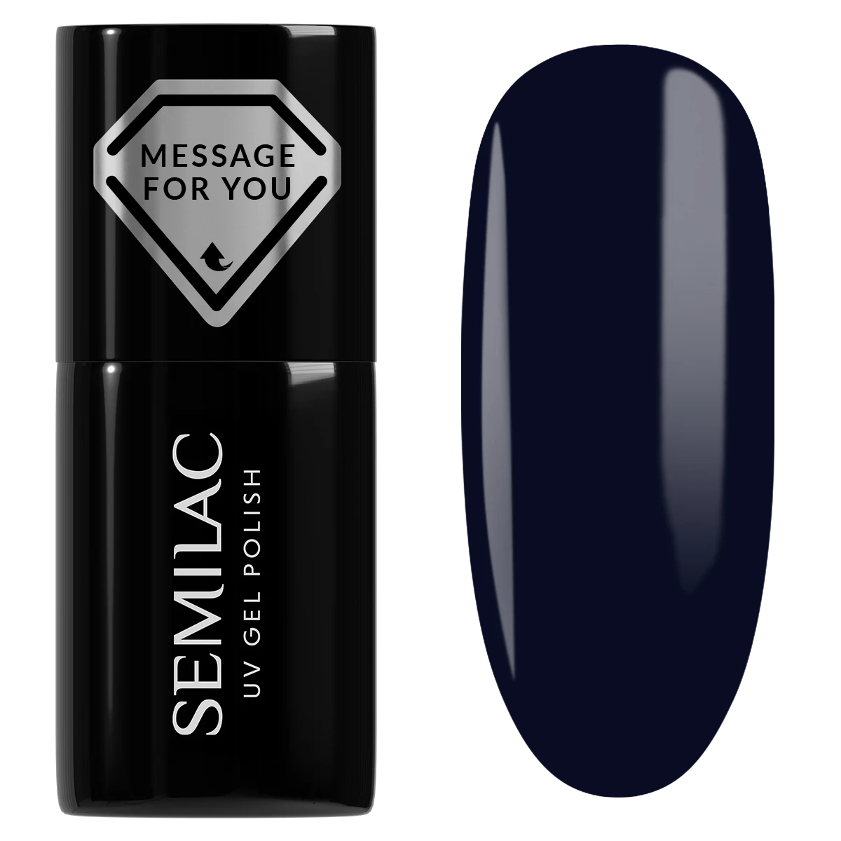 741 Navy Eclipse - Semilac Soak Off Gel / Hybrid Nail Polish