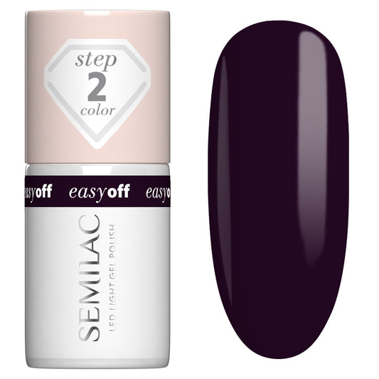 L21 EASY OFF Berry - Semilac Soak Off Gel / Hybrid Nail Polish