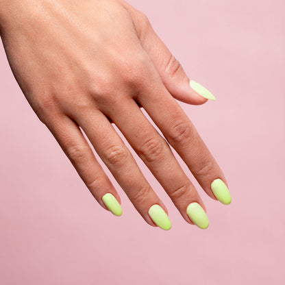 604 Luminous Lemon - Semilac Soak Off Gel / Hybrid Nail Polish