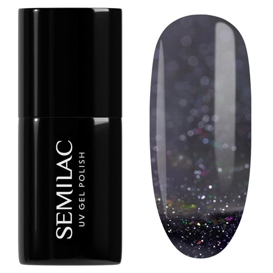 611 Violet Night - Semilac Soak Off Gel / Hybrid Nail Polish