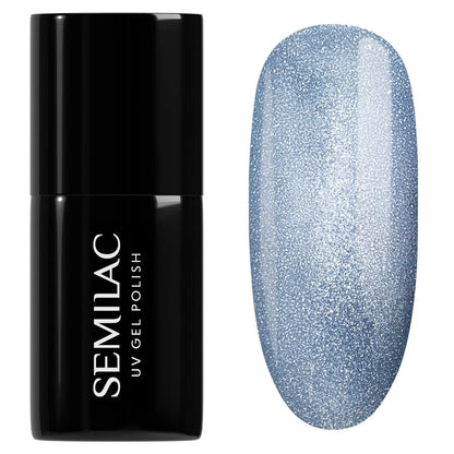 665 Blueberry Gloss - Semilac Soak Off Gel / Hybrid Nail Polish