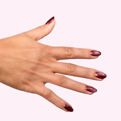 738 Cherry Choco Jelly Gloss - Semilac Soak Off Gel / Hybrid Nail Polish