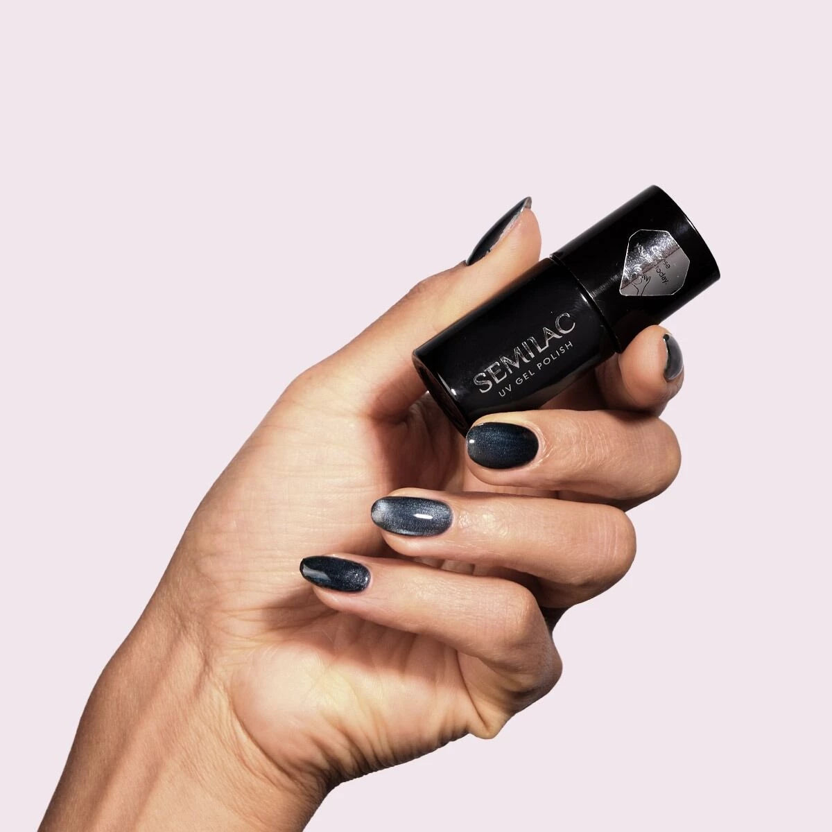 739 Teal Jelly Gloss - Semilac Soak Off Gel / Hybrid Nail Polish